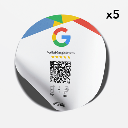 Sticker blanco de Google
