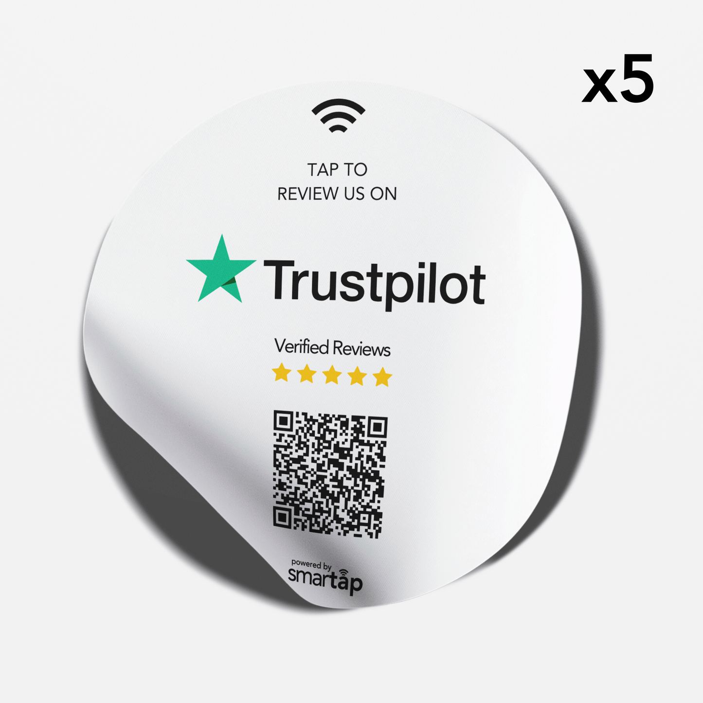 Trustpilot Sticker x5