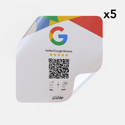 Sticker blanco de Google