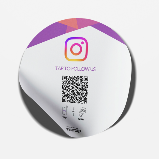 Sticker blanco de Instagram