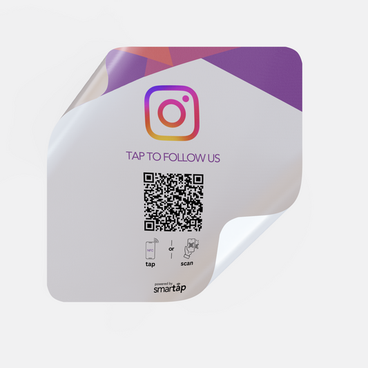 Sticker blanco de Instagram