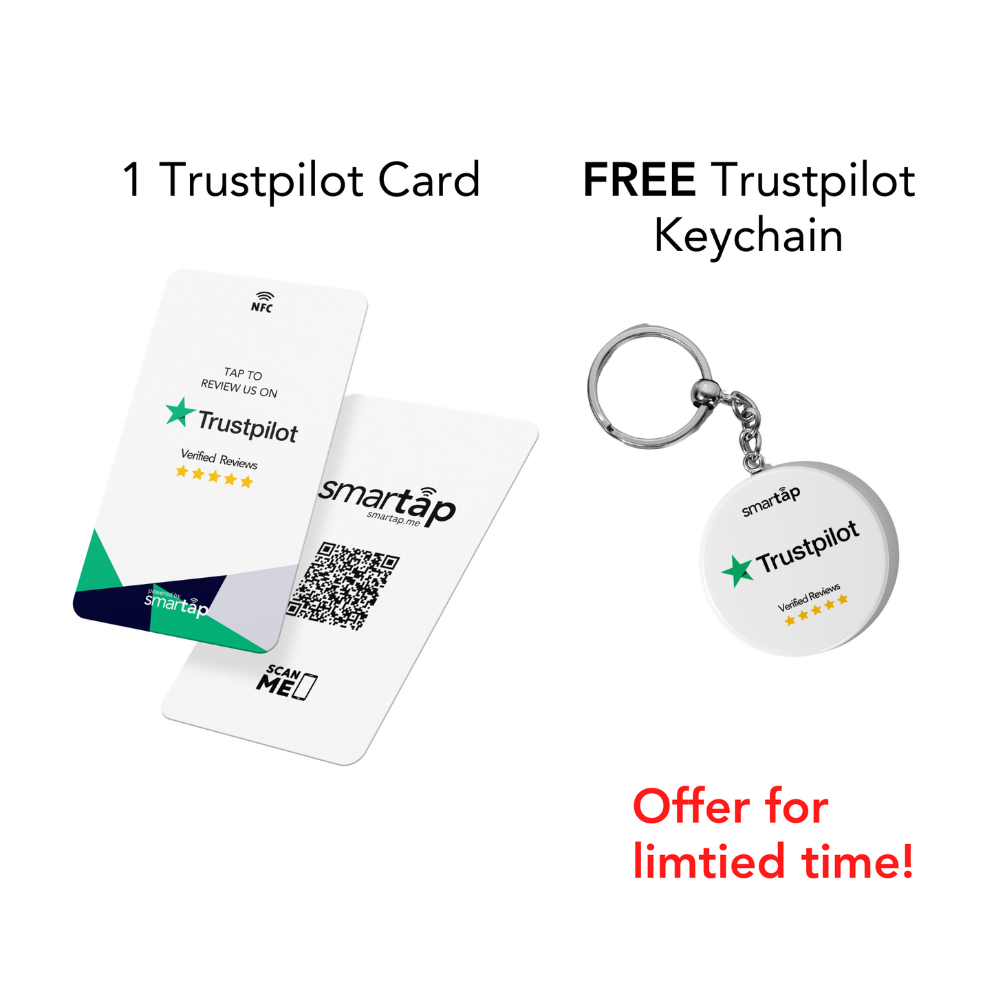 Trustpilot Card + FREE Keychain