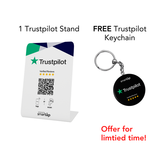 Trustpilot Stand + FREE Keychain