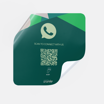 Sticker verde de WhatsApp